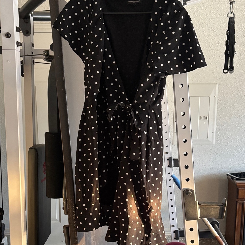 Polka Dot Wrap Dress